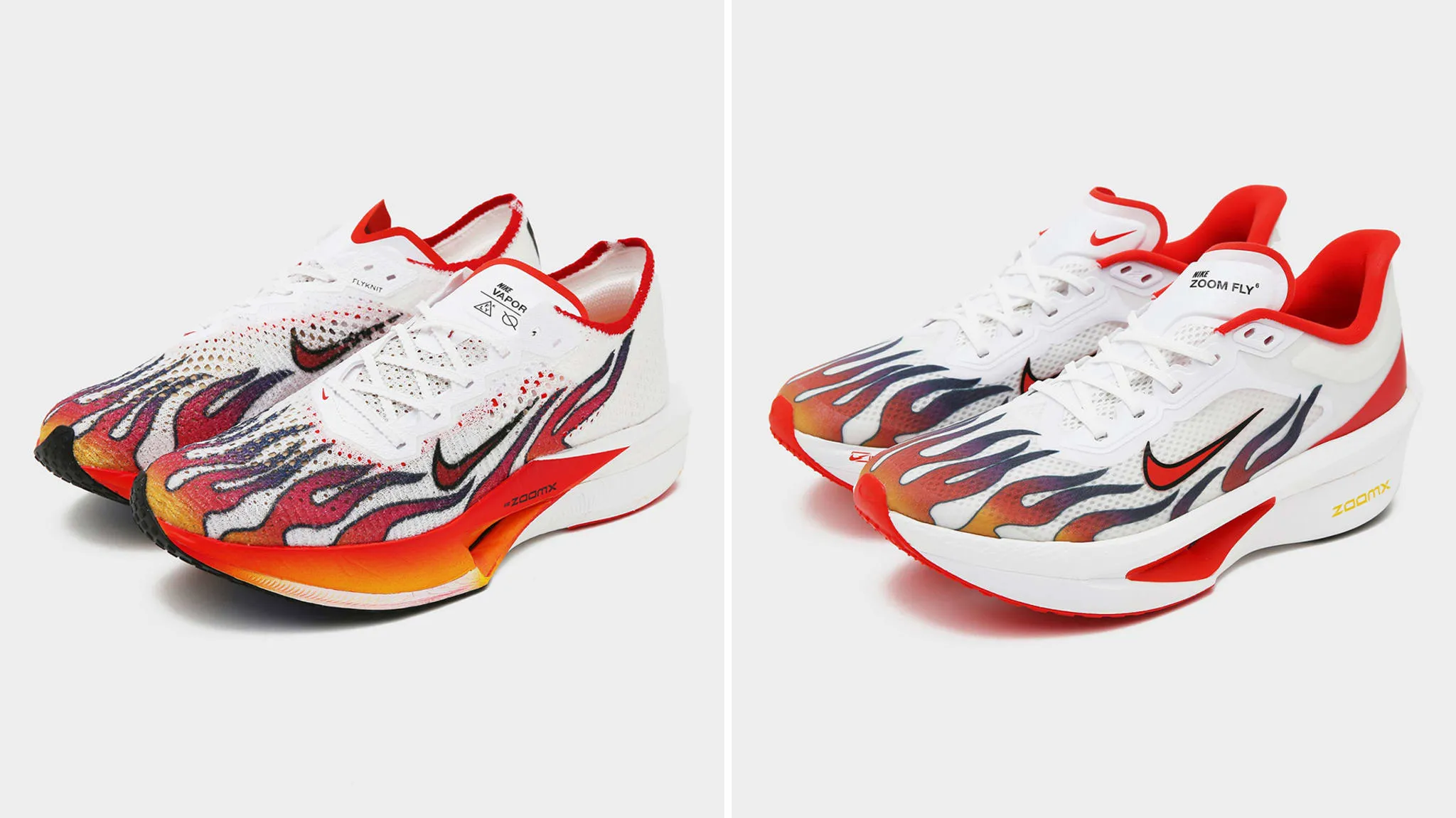 Zoomfly and Vaporfly versions