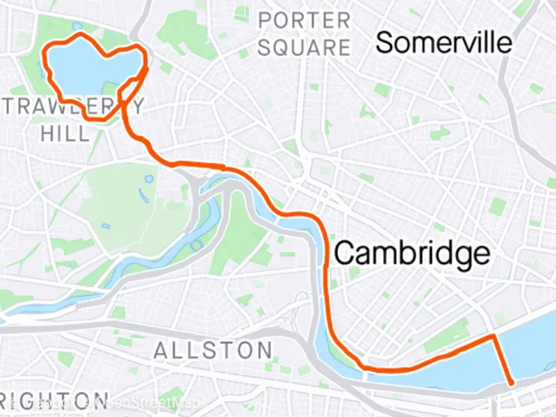 Fresh Pond Loop Long running route