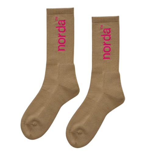 norda - Retro Sock - Pink Fudge