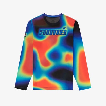 ALD Thermal Print Long-Sleeve Mesh Tee