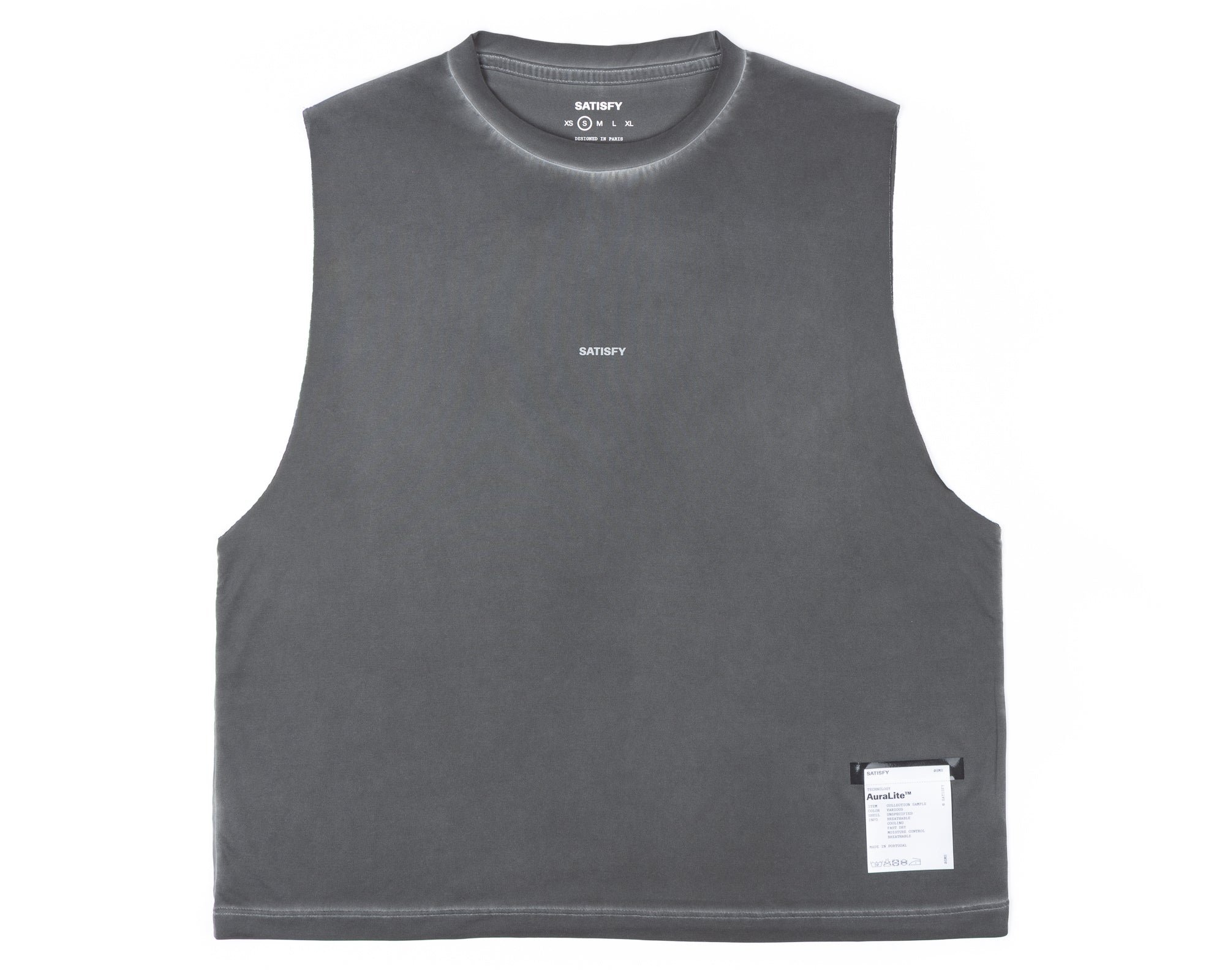 SATISFY - (women's) AuraLite Muscle Tee - Pigment Black