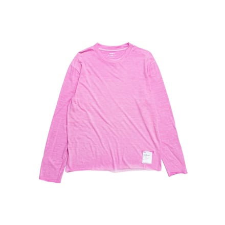 Cloud Merino Long Tee Thermo Pink