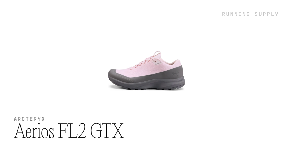 ARC'TERYX AERIOS MID GTX ピンク/グレー Arcteryx Aerios FL2 GTX Running Shoes - Running Supply