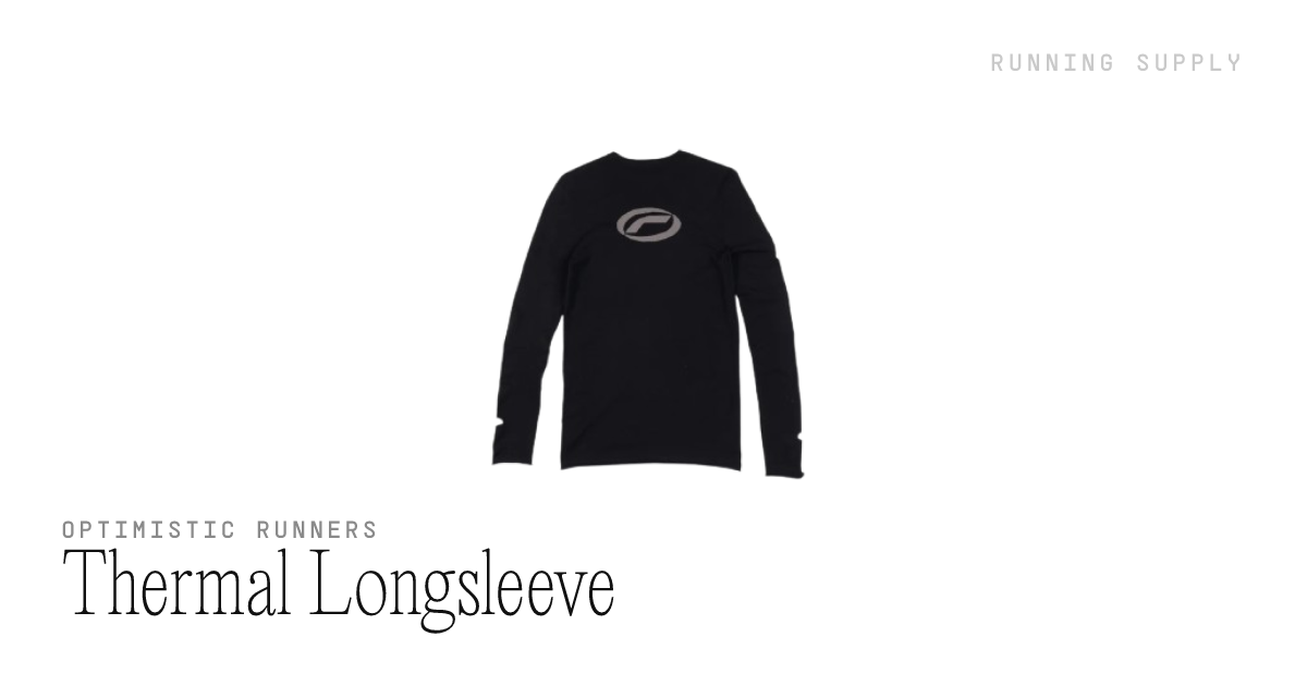 Optimistic Runners Thermal Longsleeve - Running Supply