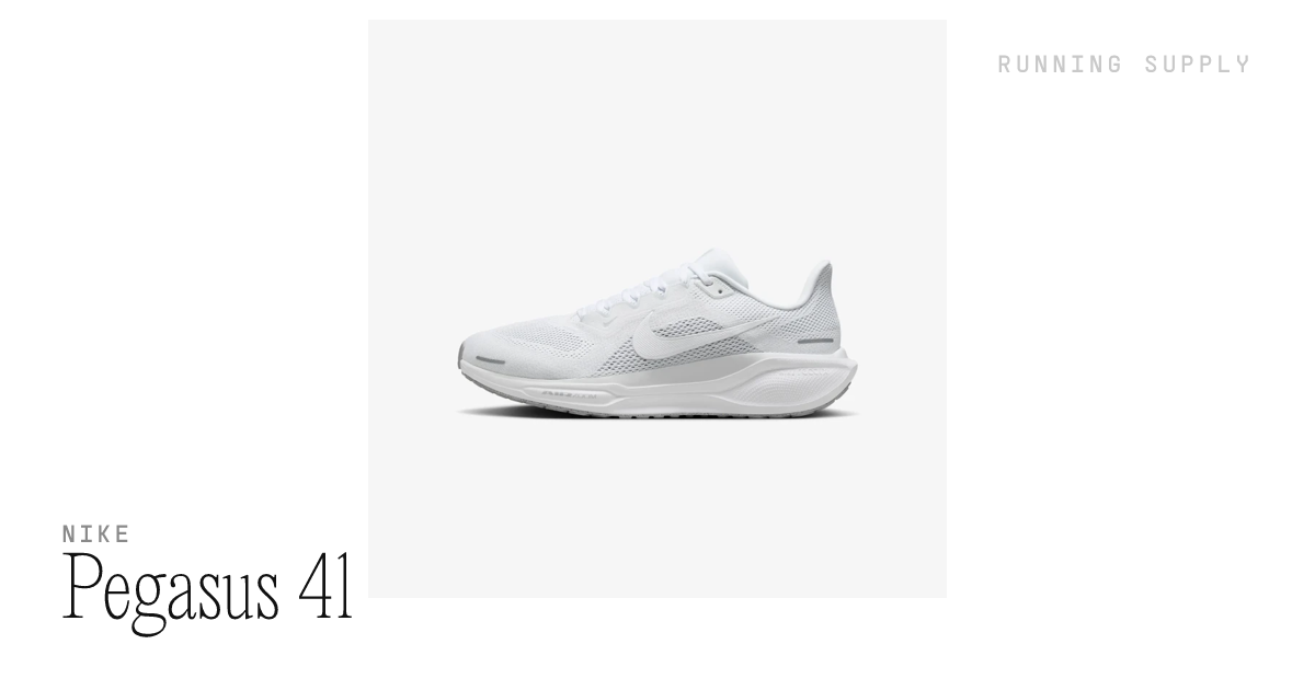 Nike Pegasus 41 Running Shoes Mens 8.5 White Pure Platinum  FD2722-102 Running Nike AIR ZOOM PEGASUS 41 | FD2722-105 | AFEW STORE main image 4